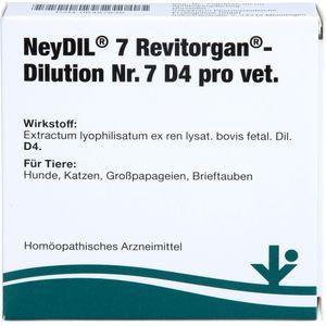 NEYDIL Nr.7 Revitorgan Dil.D 4 pro Ampullen vet. Produktbild