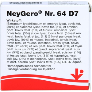 NEYGERO Nr.64 D 7 Ampullen Produktbild