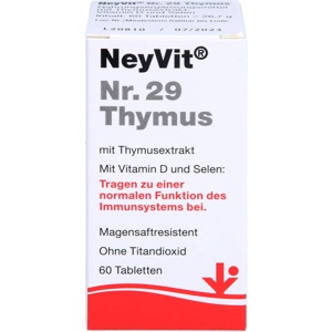 NEYVIT Nr.29 Thymus magensaftresistente Tabletten Produktbild