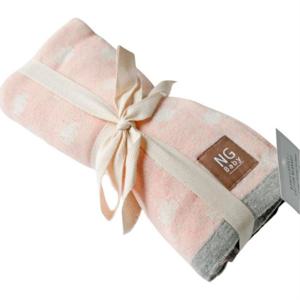 NG Baby bomullsfilt rose cross produkt bild