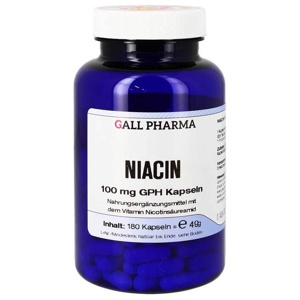 Niacin 100 mg GPH Kapseln, 180 St Kapseln Produktbild