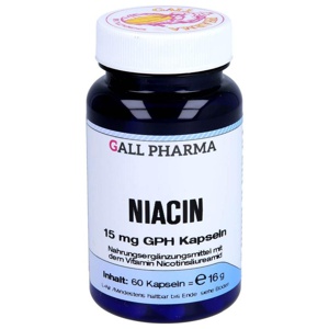 Niacin 15 mg GPH Kapseln, 60 St Kapseln Produktbild