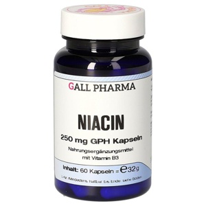 NIACIN 250 mg GPH Kapseln Produktbild