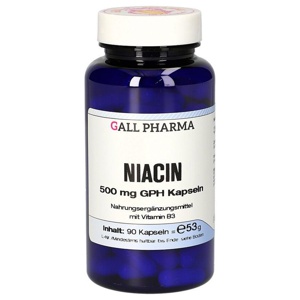 Niacin 500 mg Gph Kapseln Produktbild