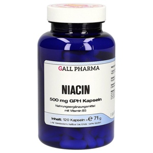 Niacin 500 mg GPH Kapseln Produktbild