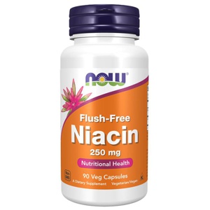Niacin Flush-Free B-vitamin 250 mg 90 kapslar produkt bild