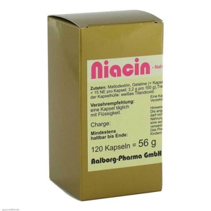 Niacin Kapseln, 120 St Kapseln Produktbild