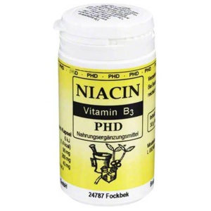 Niacin Kapseln - PHD, 70 St Kapseln Produktbild