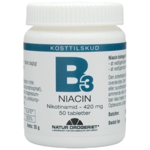 B3 Niacin 30 mg produktbillede