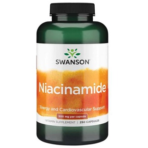 Niacinamide 500 mg 250 kapslar produkt bild