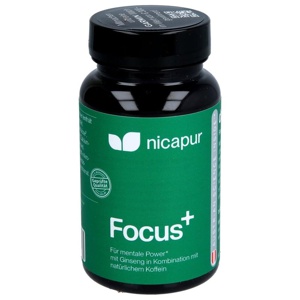 Nicapur Focus + Kapseln, 60 St Kapseln Produktbild