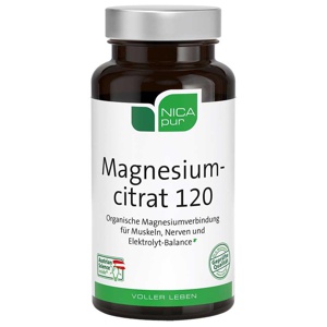 Nicapur Magnesiumcitrat 120 Kapseln Produktbild