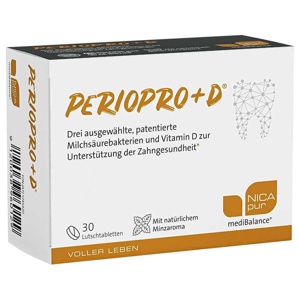 NICAPUR mediBalance PerioPro+D Lutschtabletten Produktbild
