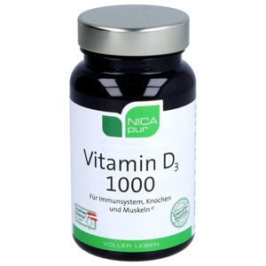 NICApur Vitamin D 1000 120 St Kapseln Produktbild