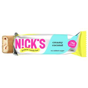 NICK``s Protein Candy Bar Creamy Coconut 50 g produkt bild