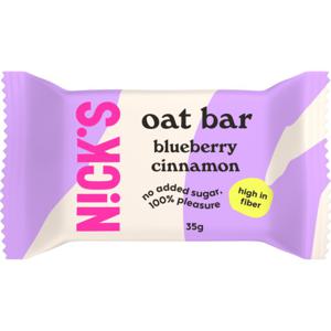 Nicks Nick's Oat Bar Blueberry Cinnamon 35 g produkt bild