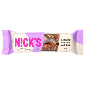 Nicks Nut Bar Almond Crunch 1 stk produktbillede