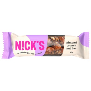Nicks Nut Bar Almond Crunch 12 x 40g produkt bild