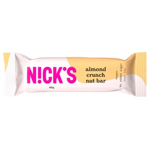 Nicks Nut Bar Almond Crunch 40 g produkt bild