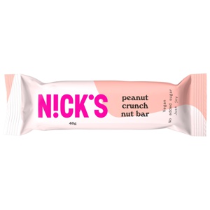 Nicks Nut Bar Peanut Crunch 40 g produkt bild