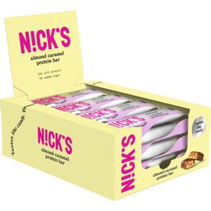 Nicks Protein Bar, Almond caramel, 12-pack produkt bild
