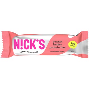 Nicks Protein Bar Peanut butter 1 stk produktbillede