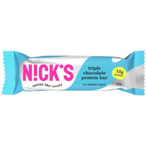 Nicks Protein Bar Triple Chocolate 1 stk produktbillede