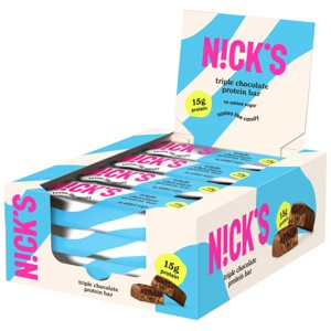 Nicks Protein Bar Triple Chocolate 12-pak produktbillede