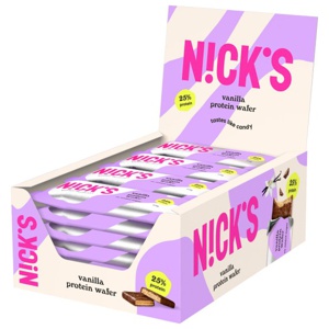 Nicks Protein Wafer Vanilla 24-pak produktbillede
