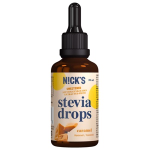 Nicks Stevia Drops, Caramel, 50 ml produkt bild