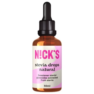 Nicks Stevia Drops Naturel 50 ml produktbillede