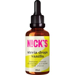 Nicks Stevia Drops, Vanilla, 50 ml produkt bild