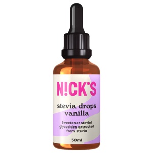 Nicks Stevia Drops Vanilla 50 ml produktbillede