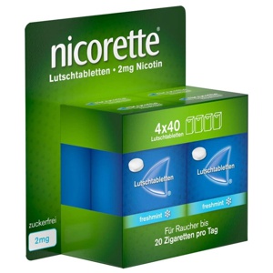 NICORETTE freshmint 2 mg Lutschtabletten gepresst Produktbild