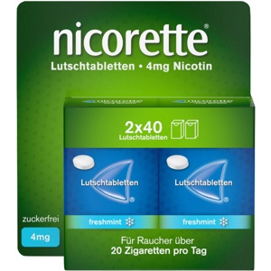 NICORETTE freshmint 4 mg Lutschtabletten gepresst Produktbild