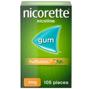 Nicorette® Fruitfusion 4mg Gum Nicotine 105 Pieces (Stop Smoking Aid) product image