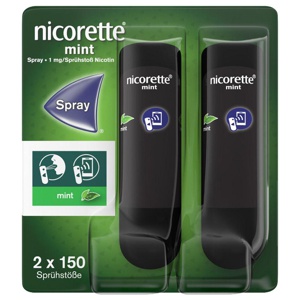 nicorette® mint Spray mit Nikotin Produktbild