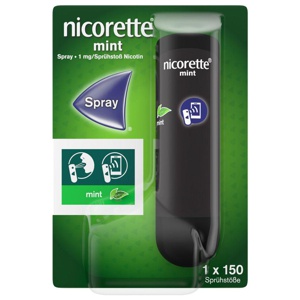 nicorette® mint Spray mit Nikotin Produktbild