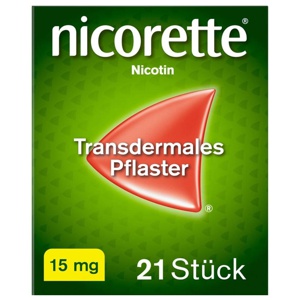 nicorette TX Pflaster 15 mg, 21 St Pflaster transdermal Produktbild