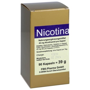 Nicotinamid Kapseln, 90 St Kapseln Produktbild