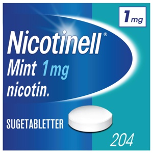 Nicotinell 1 mg sugetabletter mint 204 stk produktbilde