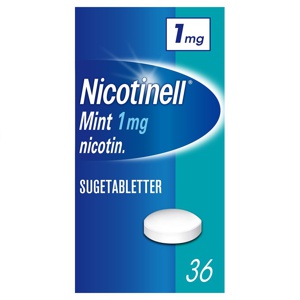 Nicotinell 1 mg sugetabletter mint 36 stk produktbilde