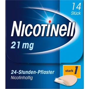NICOTINELL 21 mg/24-Stunden-Pflaster 52,5mg Produktbild