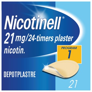 Nicotinell 21 mg/24 timer depotplaster 21 stk produktbilde