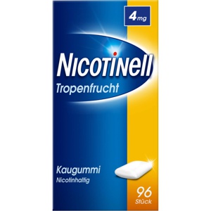 NICOTINELL Kaugummi Tropenfrucht 4 mg Produktbild