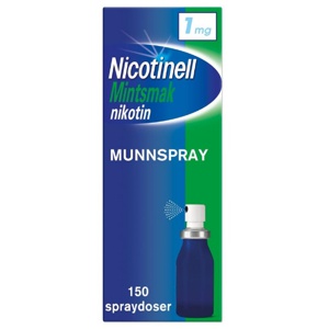 Nicotinell 1 mg/dose munnspray, Mint, 150 doser produktbilde