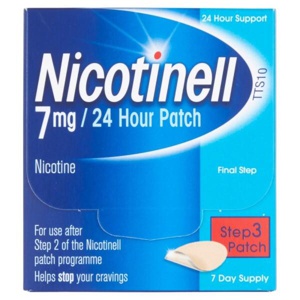 Nicotinell TTS10 Patient Support Material and Patches (7mg) Pack of 7 product image