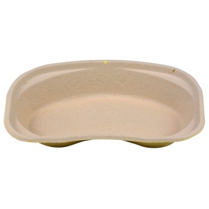Nierenschale Pappe 48x150x255 mm grau Produktbild