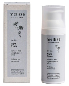 Mellisa Night Cream Dry Skin - 50 ml. produktbillede