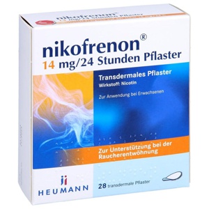 NIKOFRENON 14 mg/24 Stunden Pflaster transdermal Produktbild